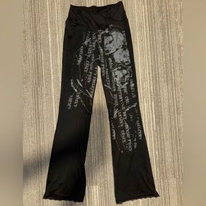 Patterned Flare Leggings